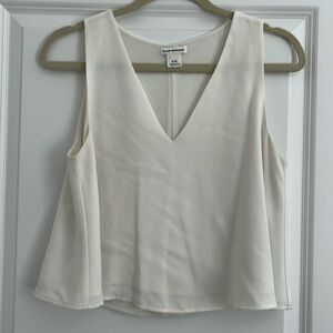 Club Monaco Cream Flowy Top